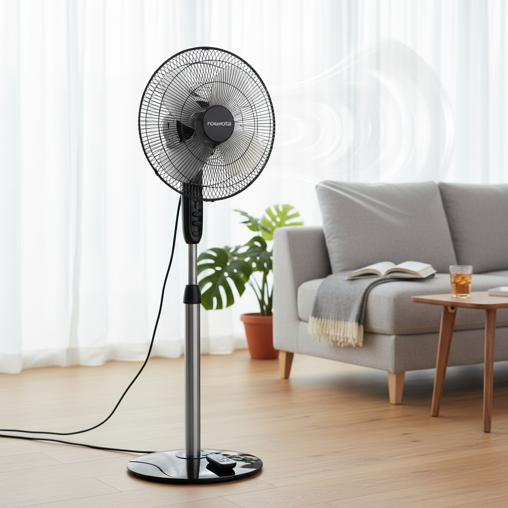 Reviewing the Rowenta VU5670: The Ultimate Quiet and Powerful Pedestal Fan