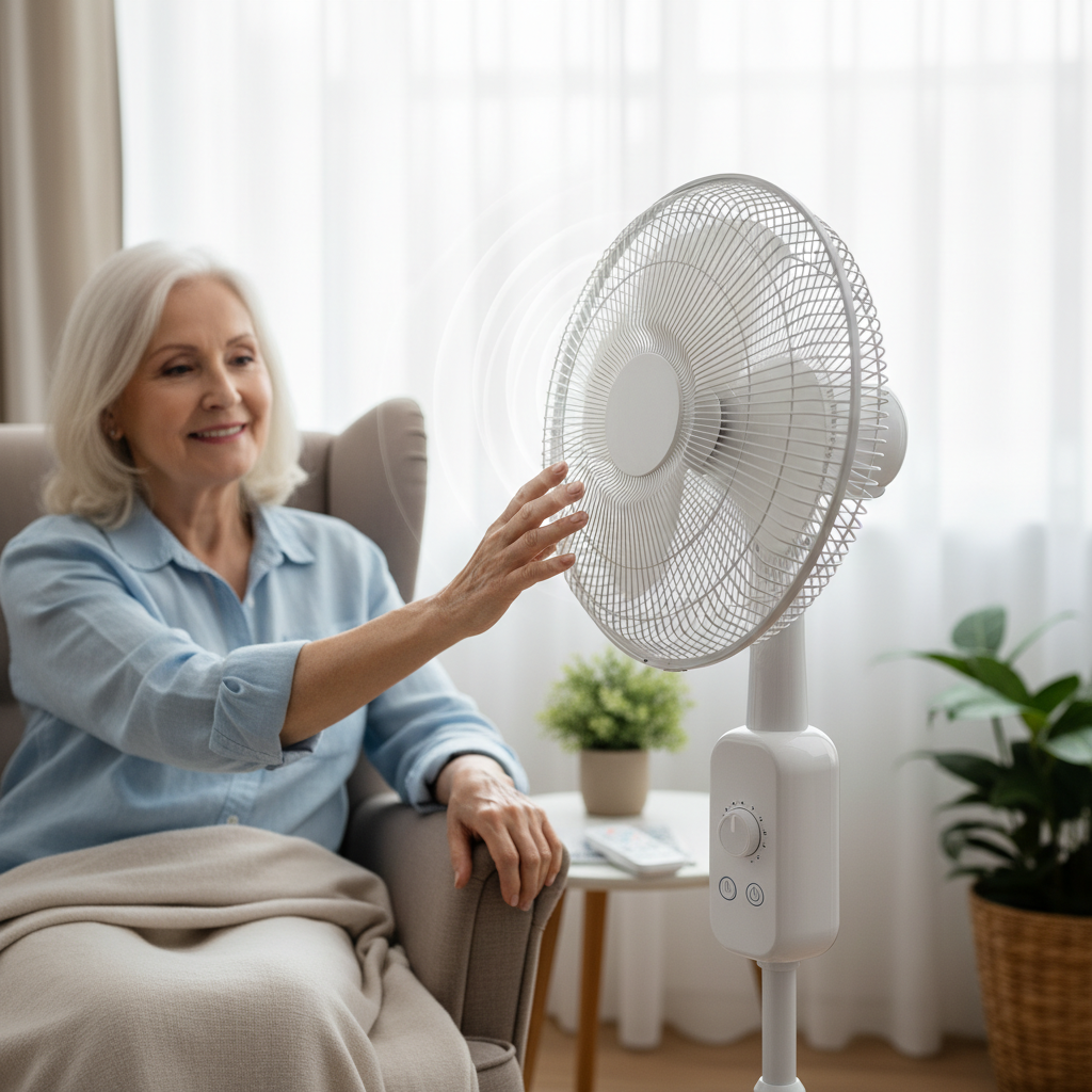 Finding the Perfect Fan: Easy Controls for Elderly Comfort