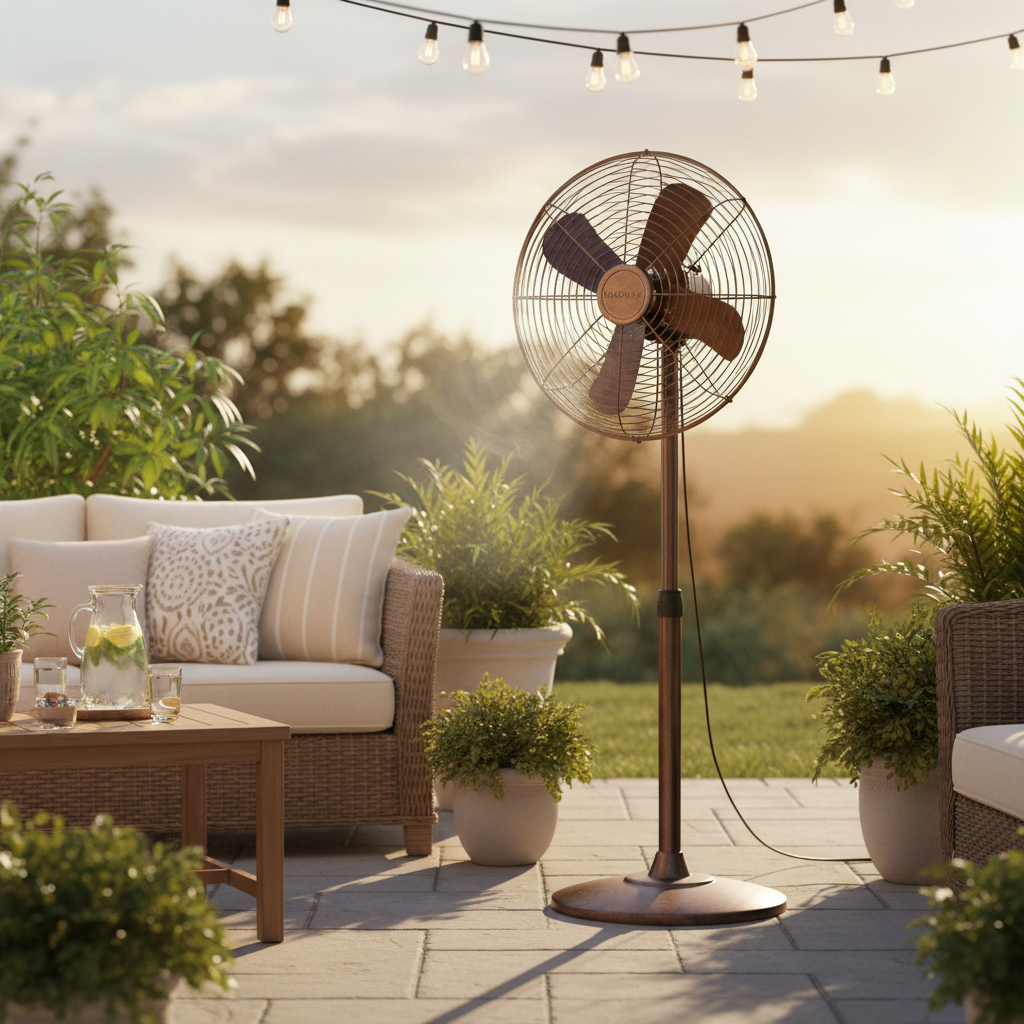 Reviewing the DecoBREEZE Outdoor Fan: Style Meets Subtle Comfort