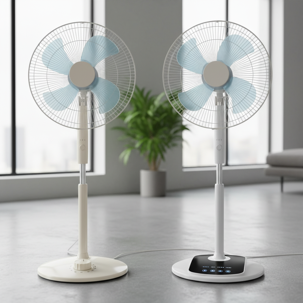 Pedestal Fan: Manual Dial vs. Digital Touch Controls – A Comprehensive Comparison