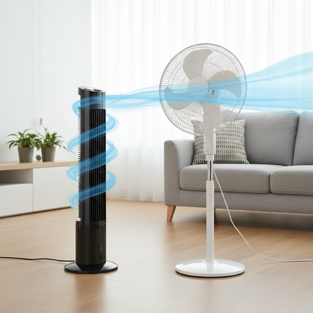 Tower Fan vs. Pedestal Fan: A Comprehensive Airflow Guide